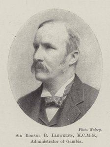 Sir Robert B Llewelyn, KCMG, Administrator van Gambia door English Photographer