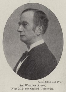 Sir William Anson, nieuw parlementslid voor de Universiteit van Oxford door English Photographer