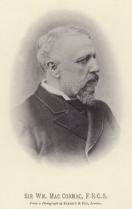 Sir William MacCormac, FRCS (z/w foto) door English Photographer