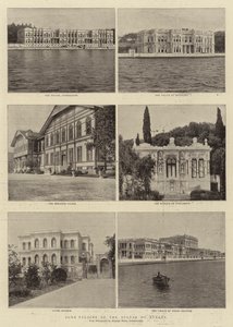 Enkele Paleizen van de Sultan van Turkije door English Photographer