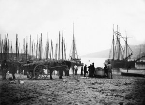 Haven van St Ives met Uitzicht op Carbis Bay, c.1880-99