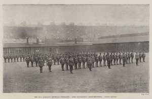 De 67e Compagnie Imperial Yeomanry, Lord Dunravens Scherpschutters, op weg naar het zuiden door English Photographer