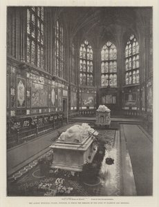 De Albert Memorial Chapel, Windsor, waar de Resten van de Hertog van Clarence rusten