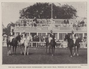 Het All Ireland Polo Club Toernooi, het Sligo Team, Winnaars van de County Cup door English Photographer