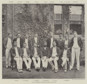De Australische cricketspelers in Engeland
