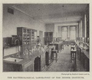 Het Bacteriologisch Laboratorium van het Jenner Instituut door English Photographer