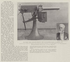 Het meest irritante wapen van de Boeren, het 37-millimeter Maxim automatisch kanon door English Photographer
