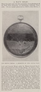 De Breton Medaille, een Aandenken aan Onze Zeeslagen door English Photographer