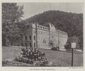De Centrale Baden, Marienbad door English Photographer