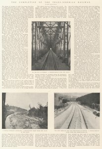 De voltooiing van de Trans-Siberische spoorweg