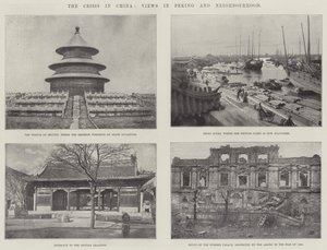 De crisis in China, beelden in Peking en omgeving