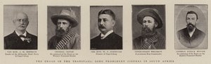 De crisis in de Transvaal, enkele prominente figuren in Zuid-Afrika door English Photographer