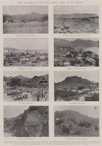 De rampen in West-Indië, uitzichten in St Vincent