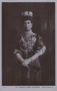 De weduwe koningin Alexandra