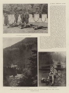 Het Jachthuis van de Hertog van Coburg in Hinter Riss in de Tirol door English Photographer