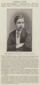 Keizer Wilhelm II in zijn Jeugd door English Photographer