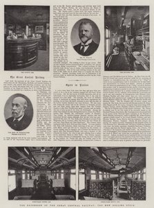 De uitbreiding van de Great Central Railway, het nieuwe rollend materieel door English Photographer