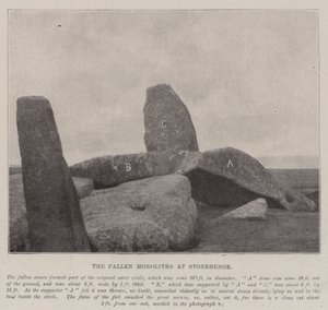 De gevallen monolieten bij Stonehenge door English Photographer