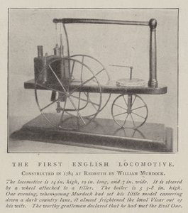 De Eerste Engelse Locomotief door English Photographer