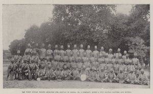 De eerste Indiase troepen geselecteerd voor dienst in China, No 3 Compagnie, Queens Own Madras Sappers en Miners