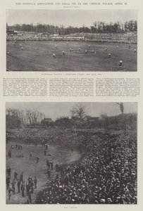 De finale van de Football Association Cup in het Crystal Palace, 20 april