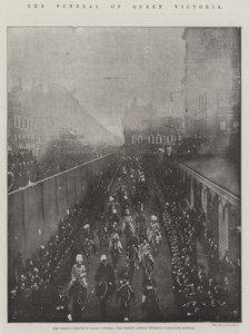 De begrafenis van koningin Victoria