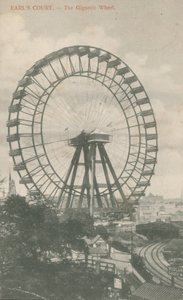 Het Gigantische Wiel, Earls Court, Londen door English Photographer
