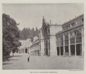 De Grote Colonnade, Marienbad door English Photographer