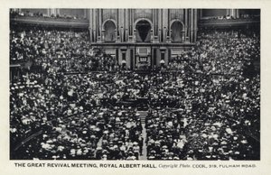 De Grote Opwekkingsbijeenkomst, Royal Albert Hall, Londen door English Photographer