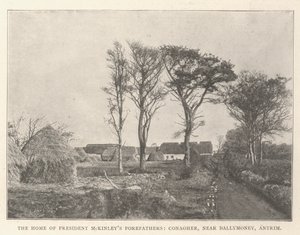 Het huis van de voorouders van president McKinley, Conagher, nabij Ballymoney, Antrim door English Photographer