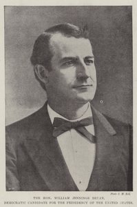 De eerbiedwaardige William Jennings Bryan, Democratische kandidaat voor het presidentschap van de Verenigde Staten door English Photographer