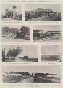Het naderende keizerlijke Durbar, voorbereidingen in Delhi