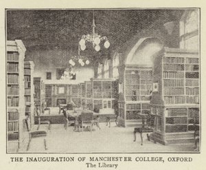 De Inhuldiging van Manchester College, Oxford door English Photographer
