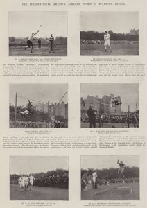 De internationale amateuratletiekwedstrijden in Stamford Bridge