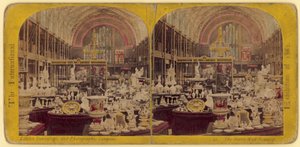 De Internationale Tentoonstelling van 1862: Het noordwest transept door English Photographer