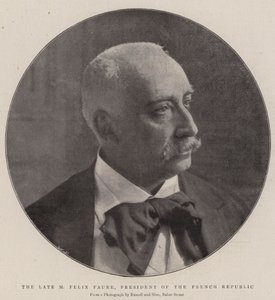 De overleden M Felix Faure, president van de Franse Republiek door English Photographer