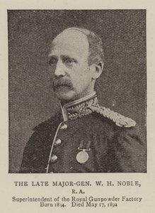 De Wijlen Generaal-majoor W H Noble, RA door English Photographer