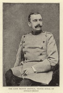 De overleden Prins Leopold, Kroonprins van Anhalt-Dessau door English Photographer