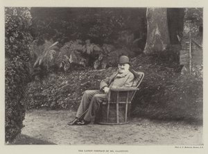 Het nieuwste portret van Mr Gladstone door English Photographer