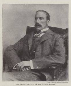 Het Laatste Portret van Sir Alfred Milner door English Photographer