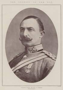 De leiders van de CIV, luitenant-kolonel de graaf van Albemarle, commandant van de infanterie door English Photographer