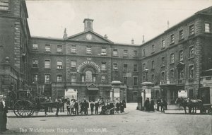 Het Middlesex Ziekenhuis, Londen, 1910 door English Photographer