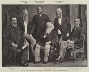 De Nationale Australaziatische Conventie in Sydney, een Groep van Eerste Ministers door English Photographer