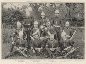 De Nationale Schietvereniging Bijeenkomst in Bisley, het Kaapteam