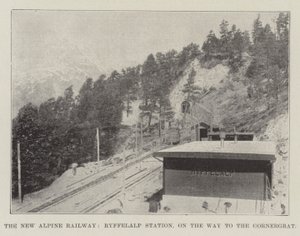De Nieuwe Alpen Spoorlijn, Ryffelalp Station, op Weg naar de Gornergrat