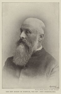 De nieuwe bisschop van Norwich, de eerwaarde John Sheepshanks door English Photographer