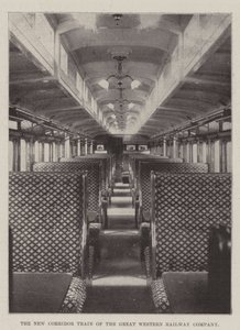 De nieuwe gangtrein van de Great Western Railway Company door English Photographer