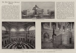 De nieuwe nationale bibliotheek in Washington