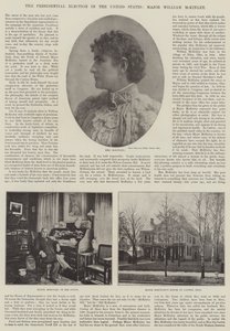 De presidentsverkiezingen in de Verenigde Staten, majoor William McKinley
