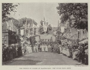 De prins van Wales in Eastbourne, de Cycle Club Arch door English Photographer